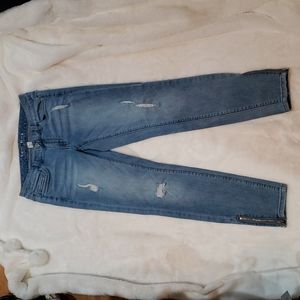 White House Black Market sz 4 skinny ankle zip